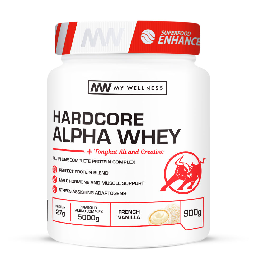 
                      
                        My Wellness Hardcore Alpha Whey 900g
                      
                    