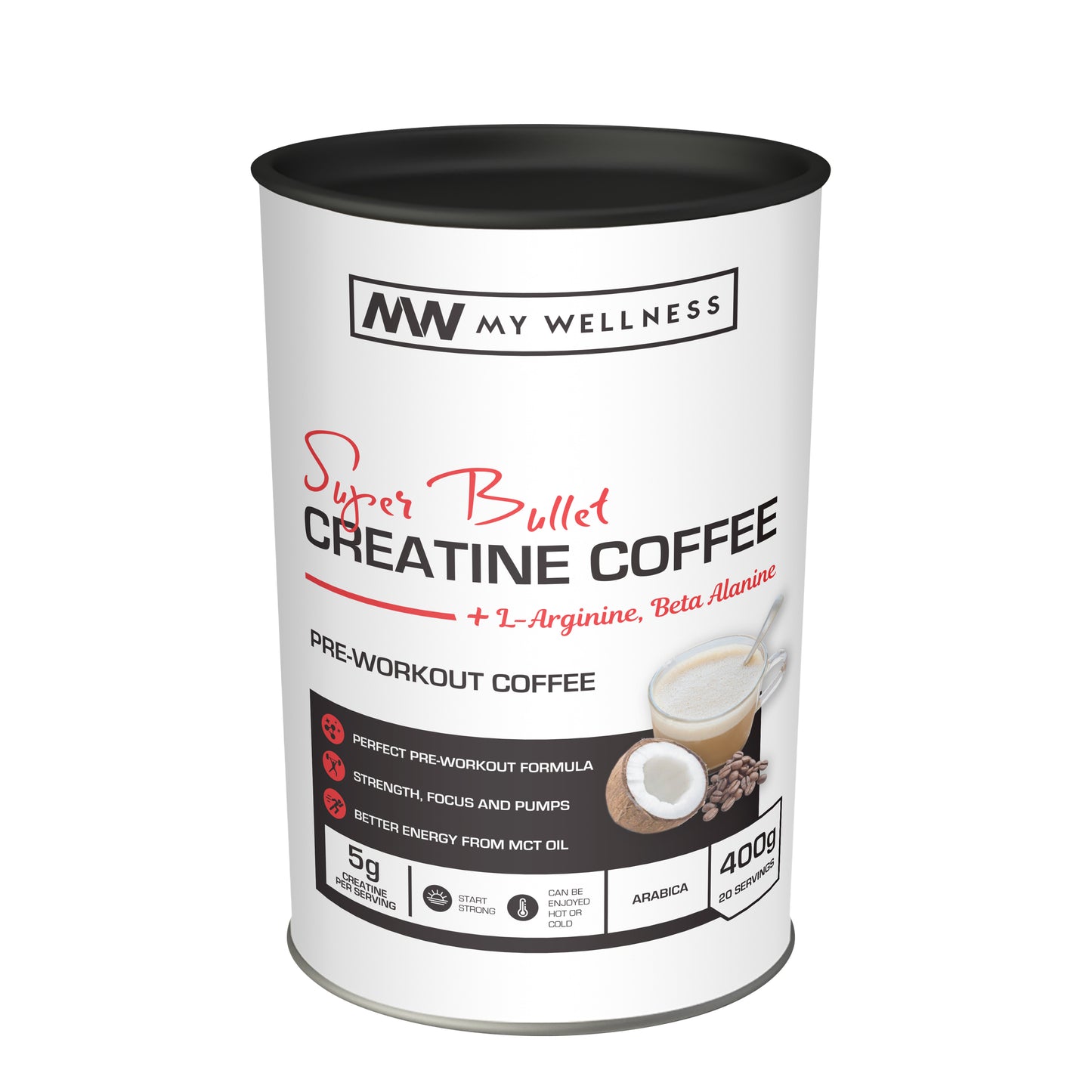 My Wellness Super Bullet Creatine Coffee 400g