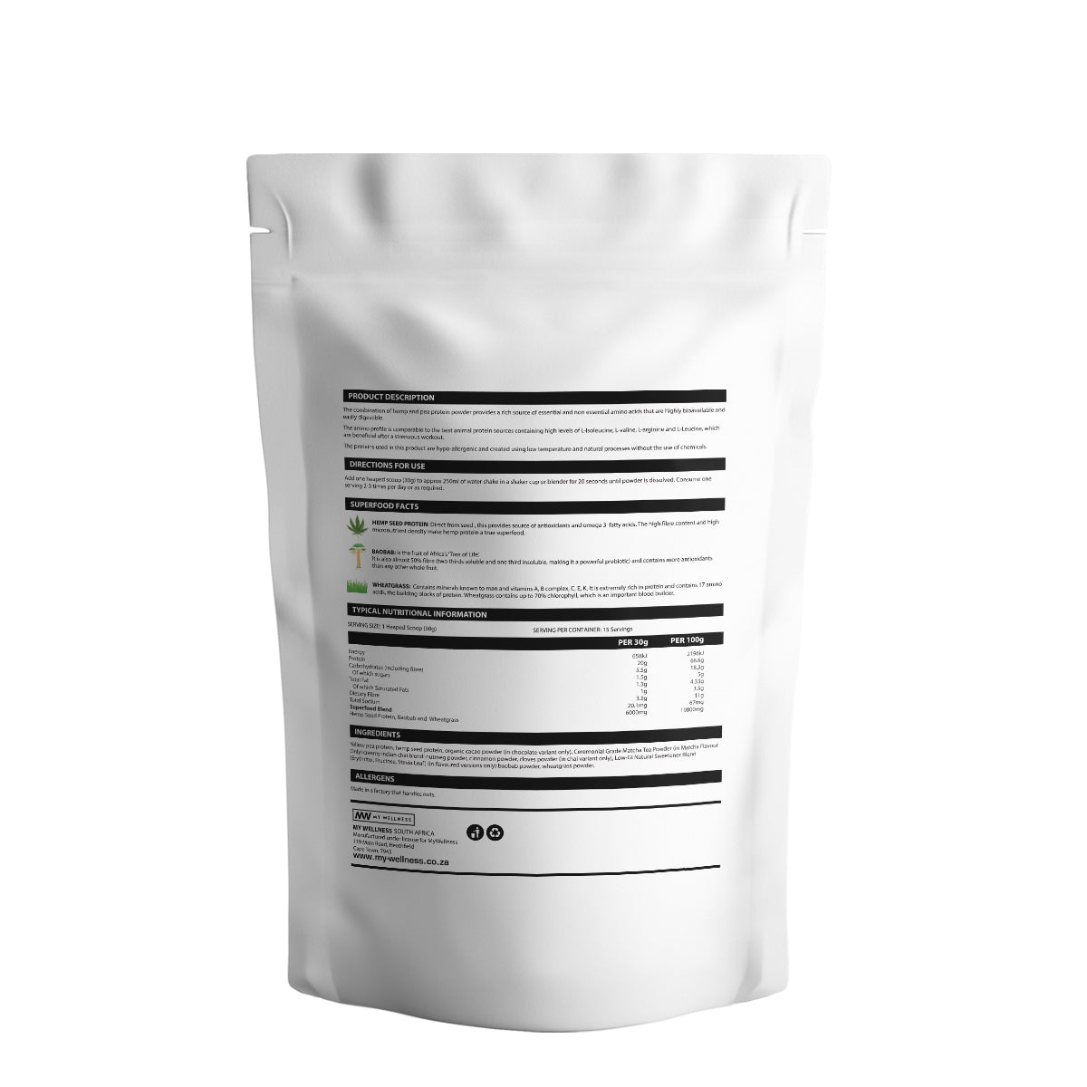 My Wellness Super Vegan Protein 450g